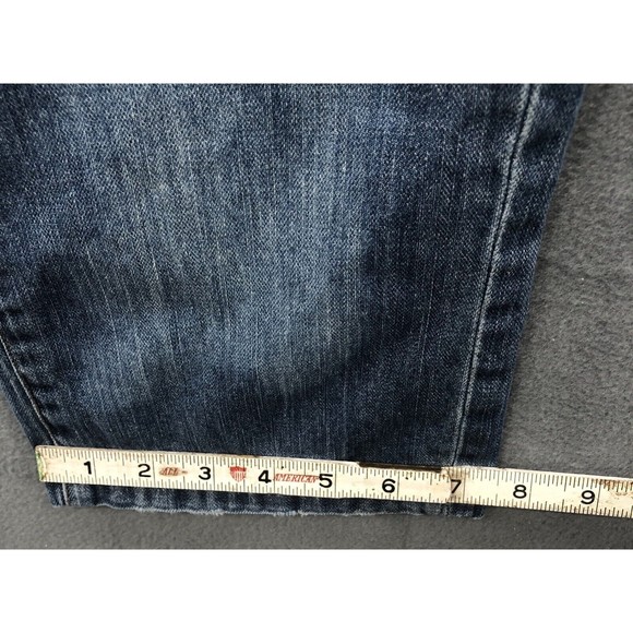 Converse One Star Women's Denim Jeans 32 Sheridan Skinny Distressed Destroyed - Picture 8 of 16